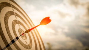 Close up Define your Target Goals